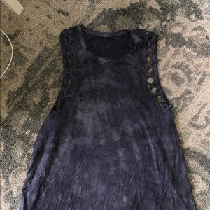 American eagle soft and sexy tie dye tank top